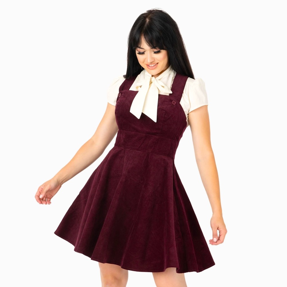 Hell Bunny retro corduroy dress